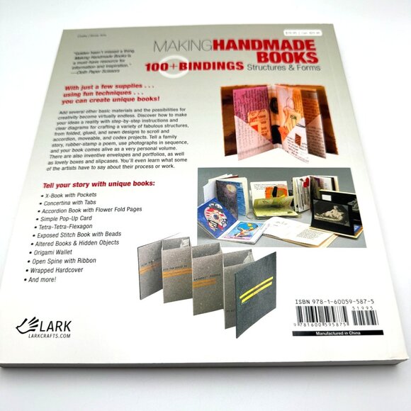 Making Handmade Books 100+ Bindings Structures & Forms By Alisa Golden NEW - Picture 2 of 8